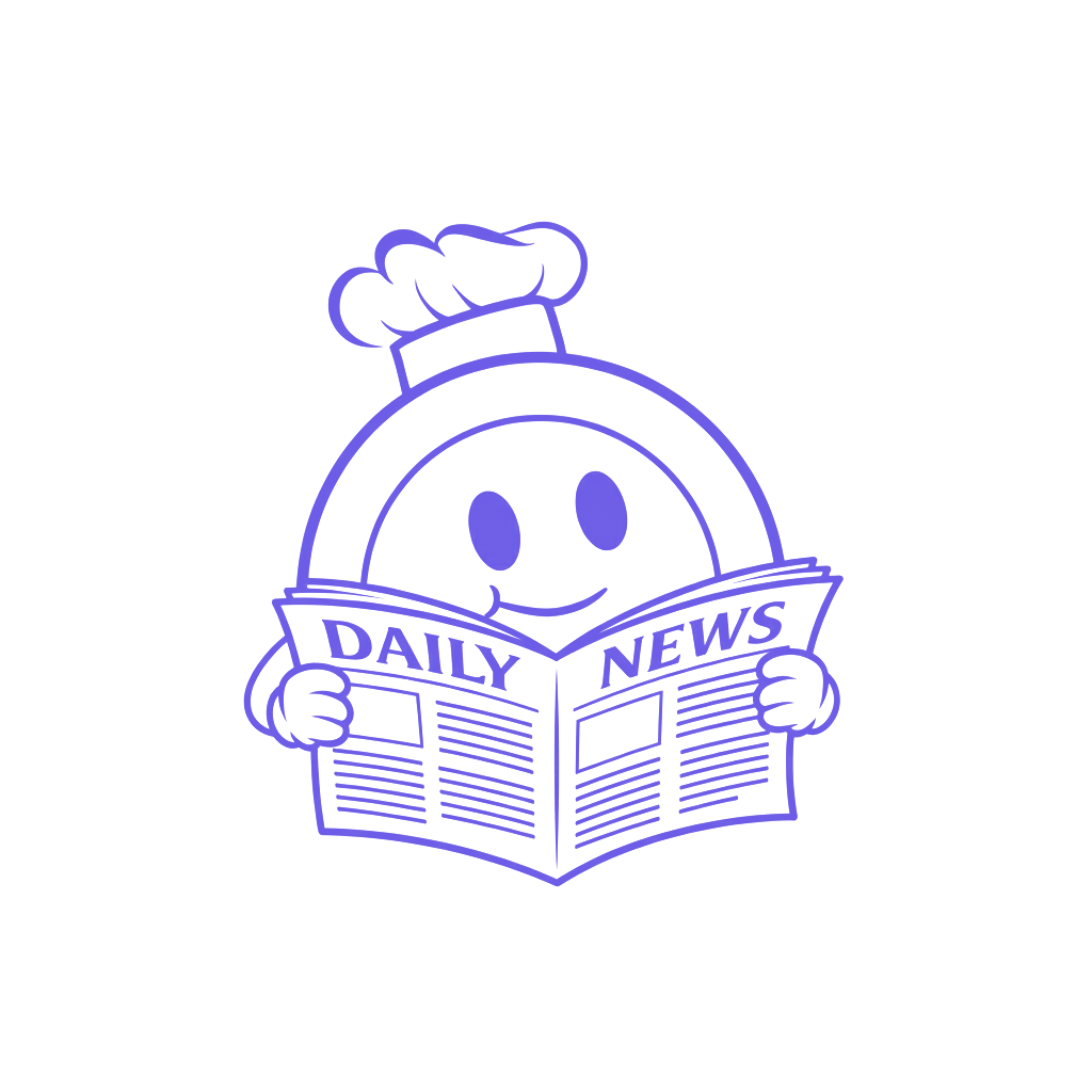 PlanPlate mascot reading news